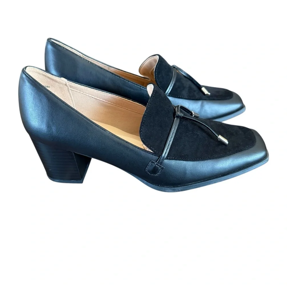 Journee Collection Crawford Black Loafer Size 7.5